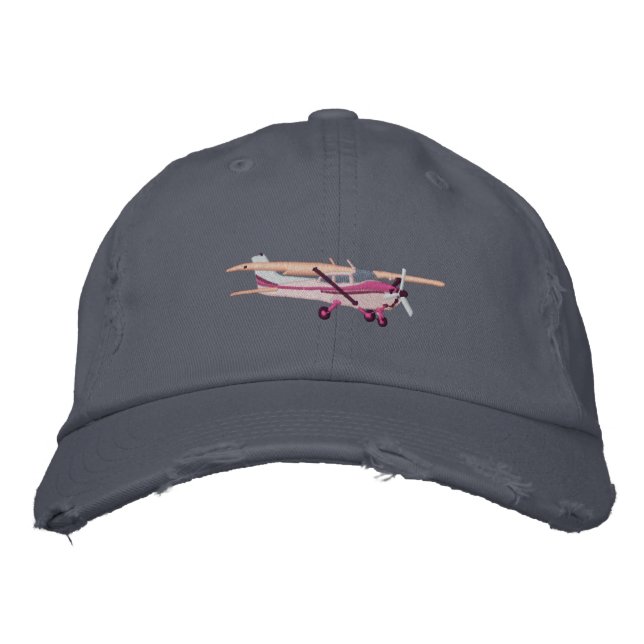 Aircraft Classic Cessna Custom Embroidered Embroidered Hat (Front)