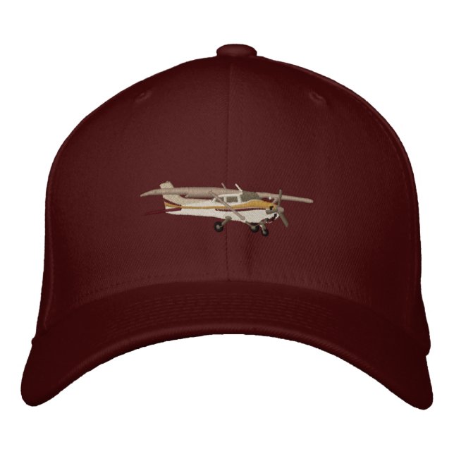 Aircraft Classic Cessna Custom Embroidered Embroidered Hat (Front)