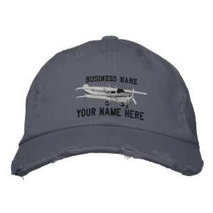 Aircraft Classic Cessna Custom Personalize This Embroidered Hat