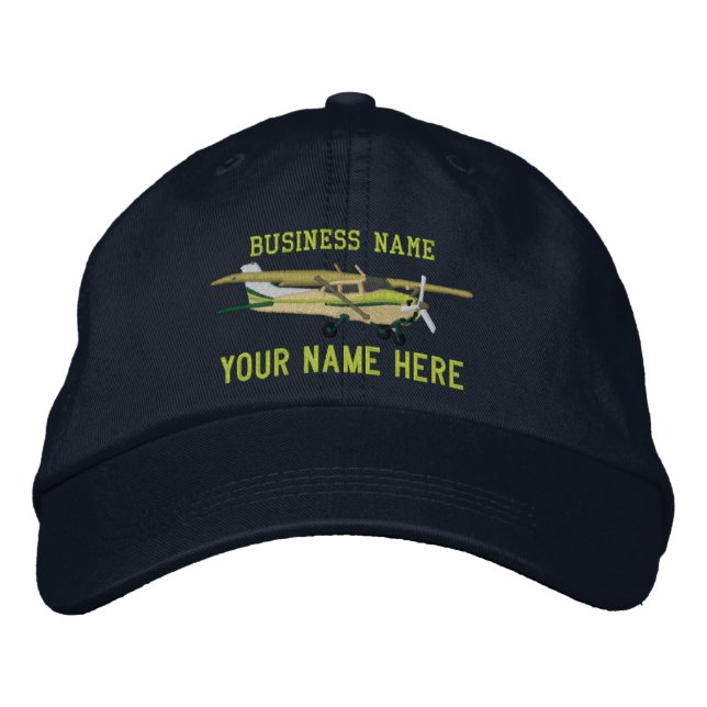 Aircraft Classic Cessna Custom Personalize This Embroidered Hat (Front)