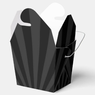 Aircraft Classic Cessna Silhouette Sunburst Favor Box