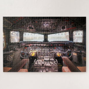 Aircraft cockpit jigsaw puzzle