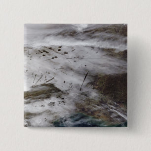 Aircraft dissipation trails 2 inch square button