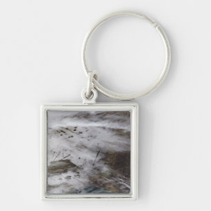 Aircraft dissipation trails keychain