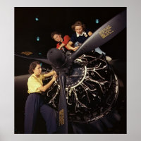 Aircraft Engine Installation 1942