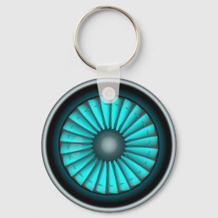 Aircraft engine. keychain