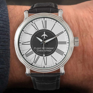 Aircraft Flight Attendant Cabin Crew Watch