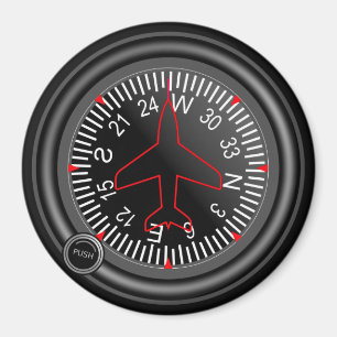 Aircraft Heading Indicator Magnet