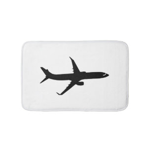 Aircraft Jetliner Shadow Flight Customize Colour Bath Mat