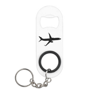Aircraft Jetliner Shadow Flight Customize Colour Mini Bottle Opener