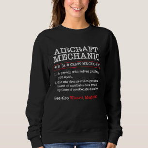 Aircraft Mechanic Airplane Maintenance Aviation T Sweatshirt