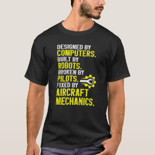 Aircraft Mechanic Aviation Mechanic Airplane Mecha T-Shirt