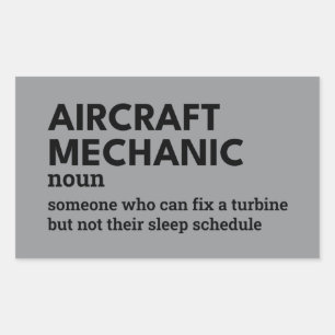 Aircraft Mechanic – Funny Aviation Definition Sticker