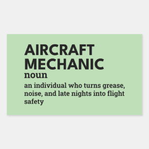 Aircraft Mechanic – Funny Aviation Technician Sticker