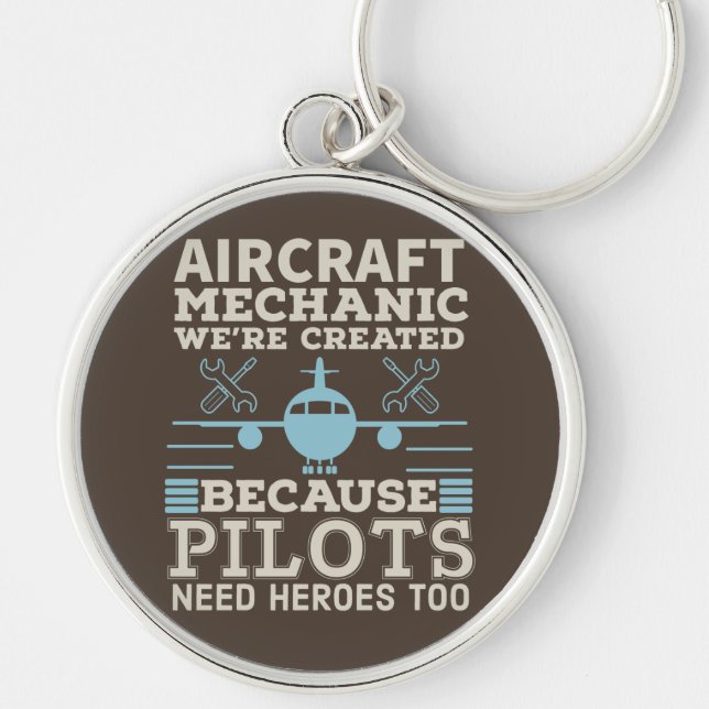 Aircraft Mechanic Keychain (Front)