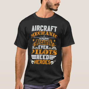Aircraft Mechanic Outfit Airplane Aviation Mech T-Shirt