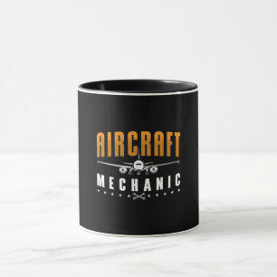 Aircraft Mechanic Plane Aviation Fix Airplanes Mug