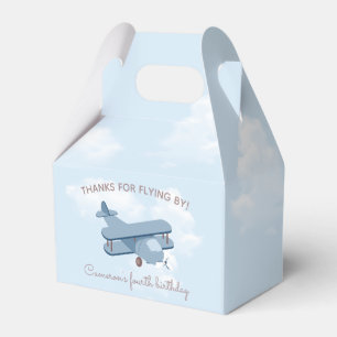 Aircraft Pilot Boy's Birthday Favor Box