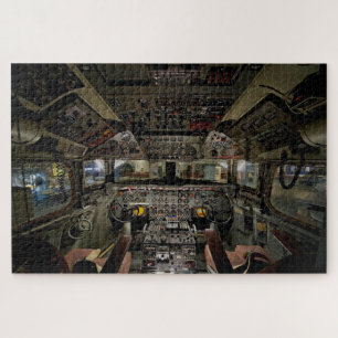 Aircraft Plane Cockpit Jigsaw Puzzle 1014 pc.