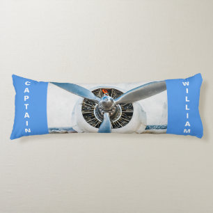 Aircraft propeller funny customizable body pillow