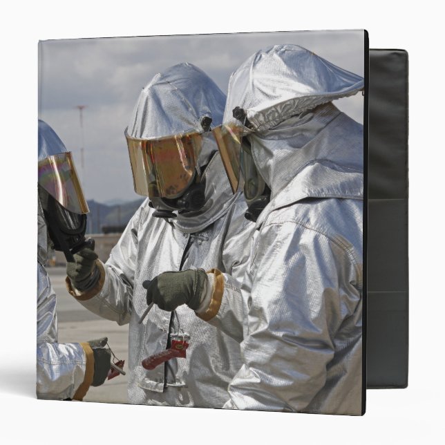 Aircraft Rescue Firefighter Marines Binder (Front/Inside)