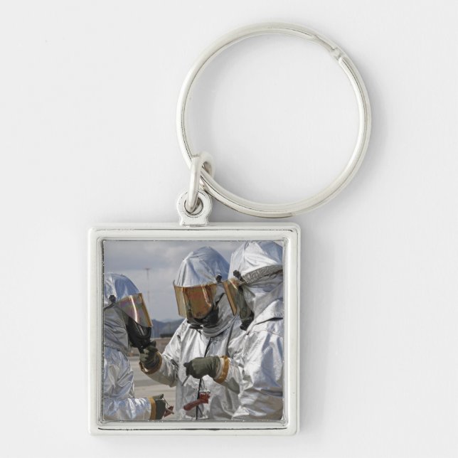 Aircraft Rescue Firefighter Marines Keychain (Front)