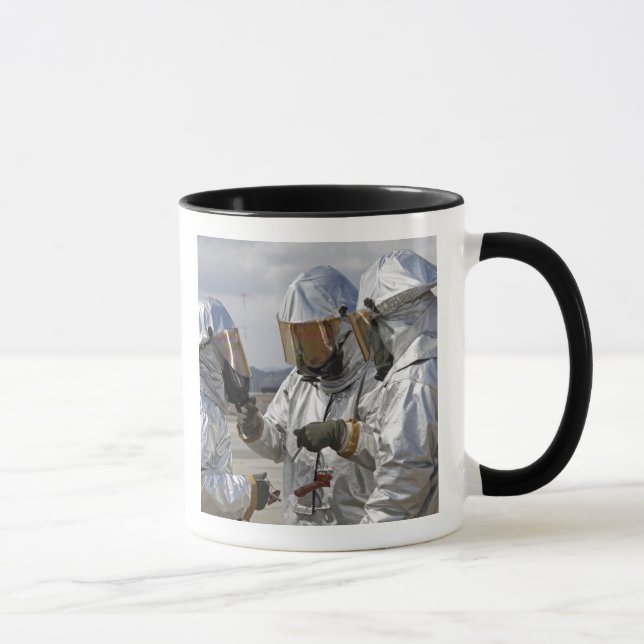 Aircraft Rescue Firefighter Marines Mug (Right)