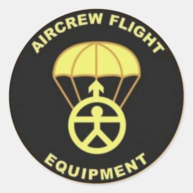 AIRCREW FLIGHT EQUIPMENT STICKER (Front)