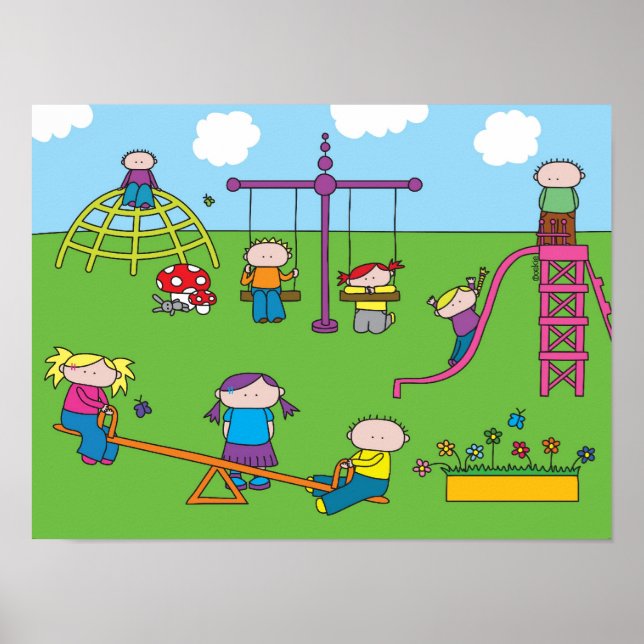 Aire de jeu - Poster (Devant)