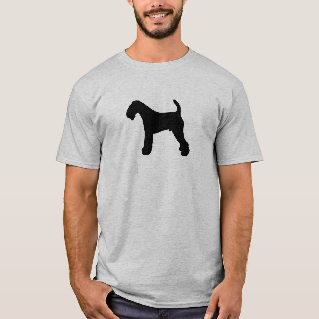 airedale black T-Shirt (Front)