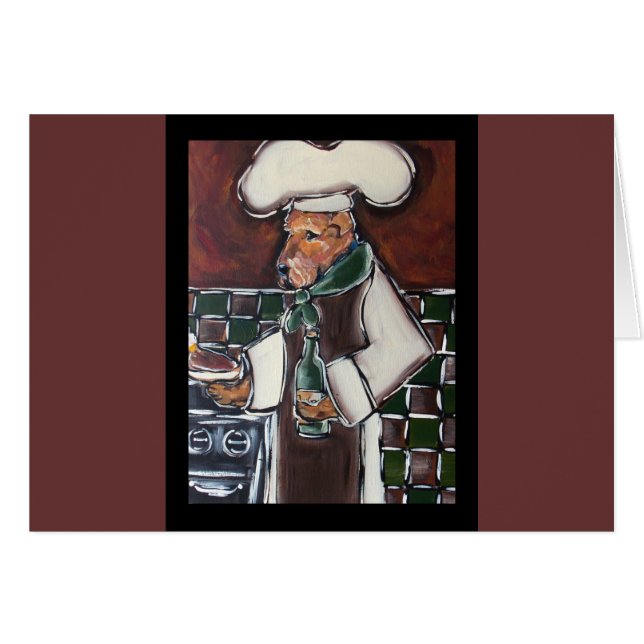 Airedale Chef (Front Horizontal)