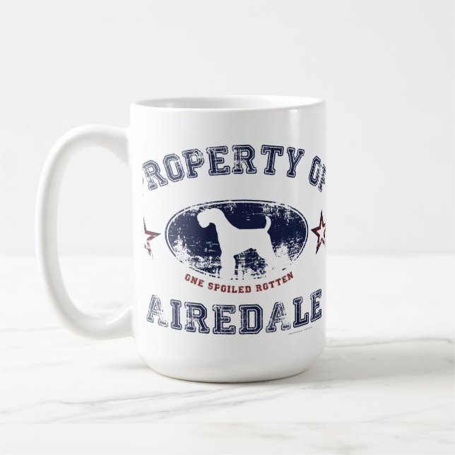 Airedale Coffee Mug (Left)