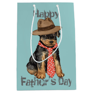 Airedale Dad Medium Gift Bag