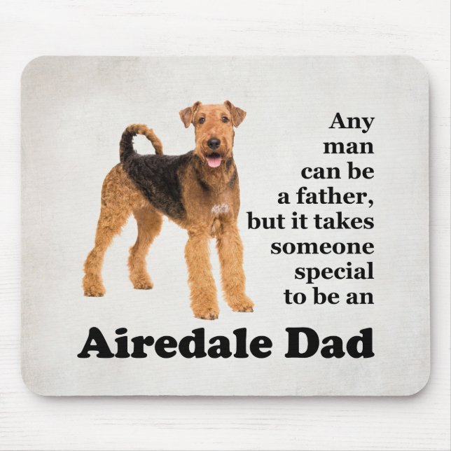 Airedale Dad Mousepad (Front)