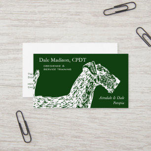 Airedale Dog Business Card