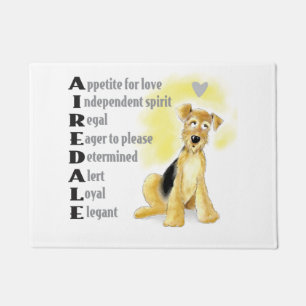 Airedale door mat