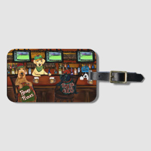  AIREDALE & FRIENDS Poster Luggage Tag