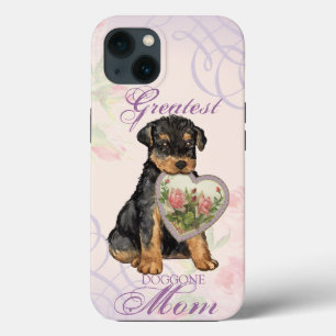 Airedale Heart Mom iPhone 13 Case