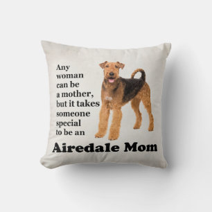 Airedale Mom Pillow