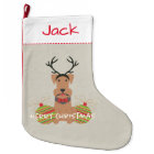 Airedale Reindeer Merry Christmas Pet