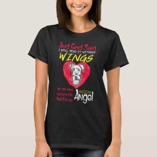 Airedale Terrier Angel Without Wings Pet T-Shirt