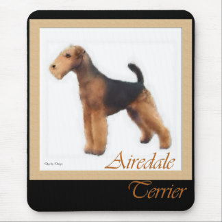 Airedale Terrier Art Gifts Mouse Pad