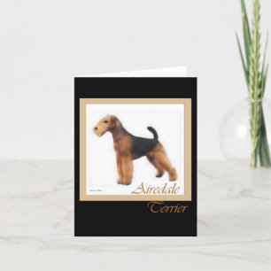 Airedale Terrier Art Greeting and Note Cards