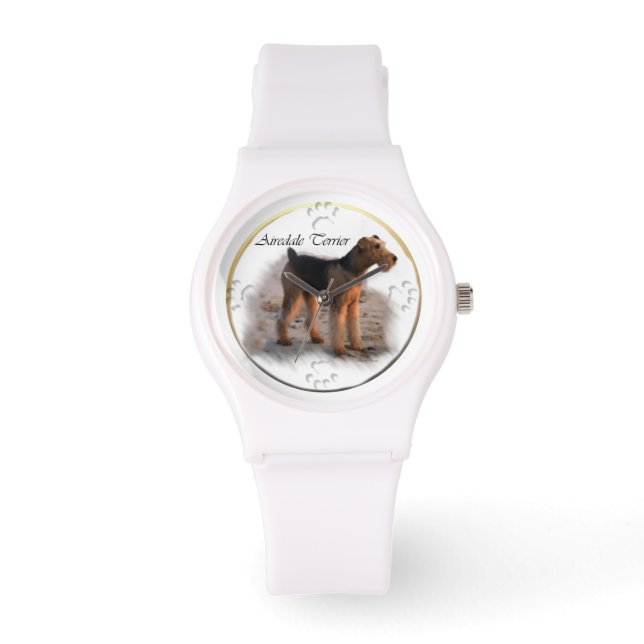Airedale Terrier Art Watch (Front)