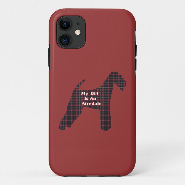 Airedale Terrier BFF Case-Mate iPhone Case (Back)