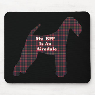 Airedale Terrier BFF Gifts Mouse Pad