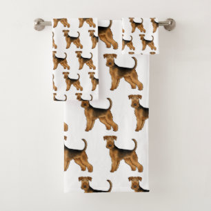 Airedale Terrier Bingley Terrier Cute Chien Motif