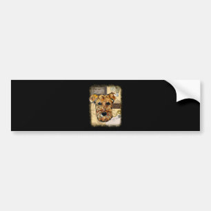 AIREDALE TERRIER BUMPER STICKER