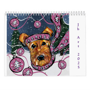 AIREDALE TERRIER  CALENDAR