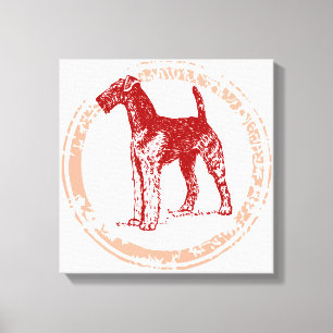 Airedale Terrier Canvas Print